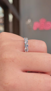 5 Stone Double Floating Diamond Ring