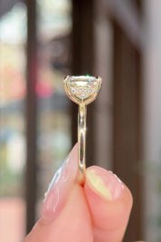 3.03ct D-VS1 Princess Lab Diamond Kayla