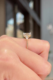 2.03ct D-VVS2 Emerald Diamond Petite Gracie