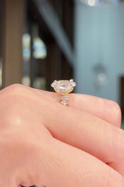 3ct Oval Lab Diamond Nova