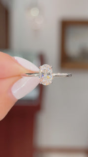 1.25ct E-VS1 Oval Lab Diamond Kayla