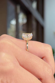 4.09ct E-VS1 Cushion Lab Diamond Kayla