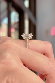 4.04ct D-VS1 Oval Lab Diamond Isabela