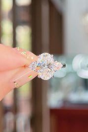 3.03ct E-VS1 Oval Lab Diamond Meghan
