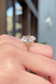 7.01ct D-VS1 Oval Lab Diamond Hana