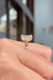 4.03ct D-VS1 Radiant Lab Diamond Kayla