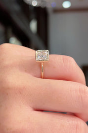 2.09ct F-VS1 Princess Lab Diamond Ava