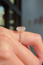 3.01ct D-VS1 Oval Lab Diamond Rei