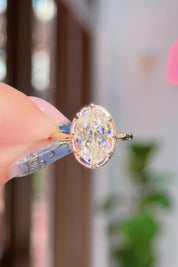 3.01ct F-VVS2 Moval Lab Diamond Dana