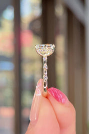 1.52ct D-VS1 Radiant Lab Diamond Daisy