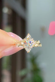 2.05ct E-VS1 Marquise Lab Diamond Arwen