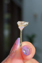 1.00ct D-VS1 Pear Lab Diamond Lindsey