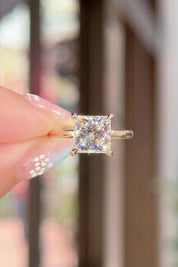 3.03ct D-VS1 Princess Lab Diamond Kayla