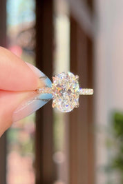 4.04ct D-VS1 Oval Lab Diamond Isabela