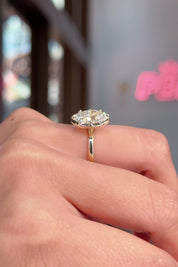 3.01ct F-VVS2 Moval Lab Diamond Dana