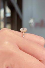 1.53ct E-VS1 Oval Lab Diamond Rei