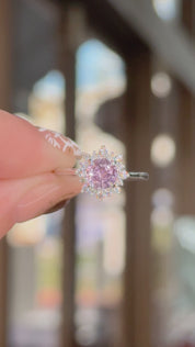 1.08ct Lilac Round Sapphire Duchess