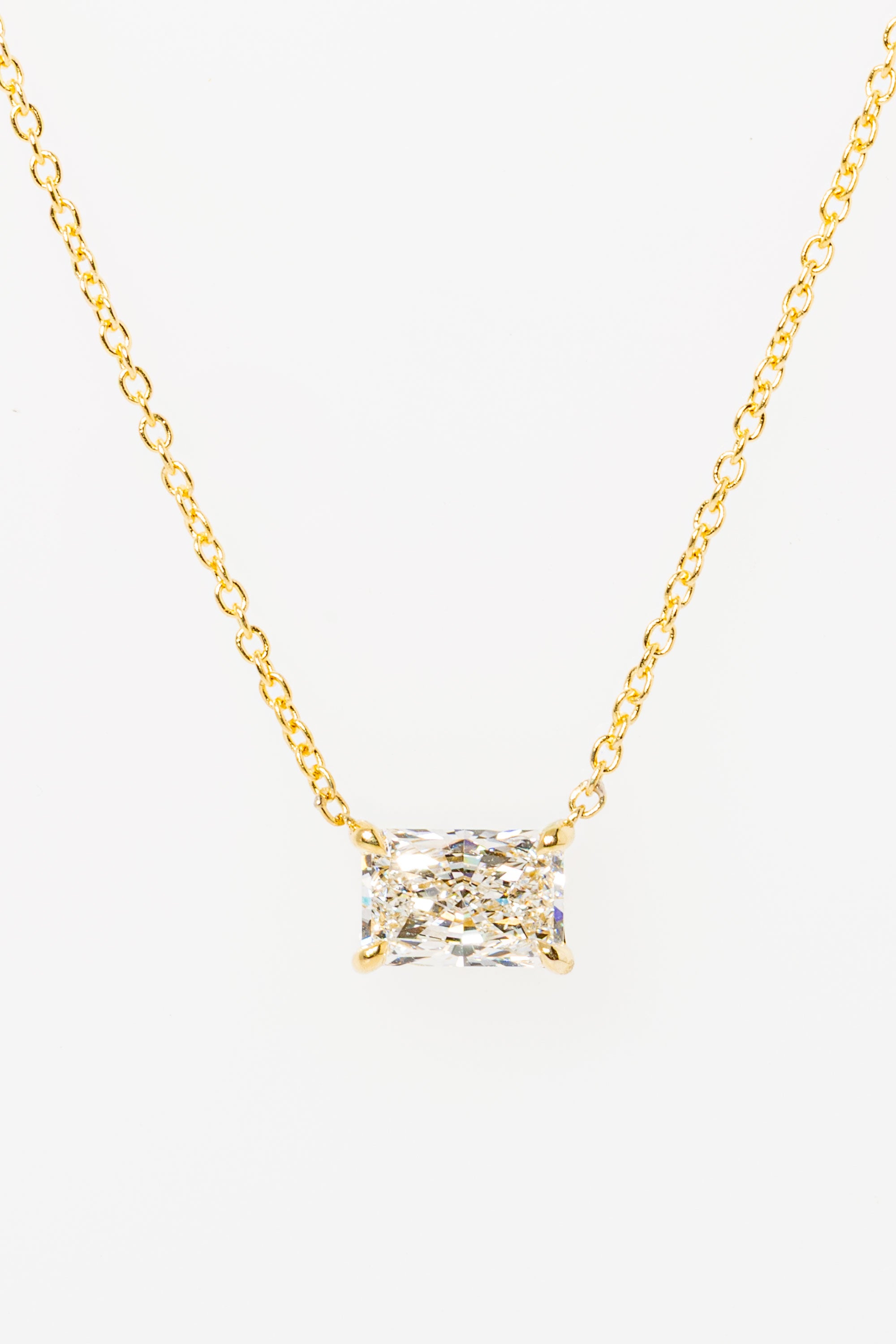 1ct Brandi Radiant Necklace