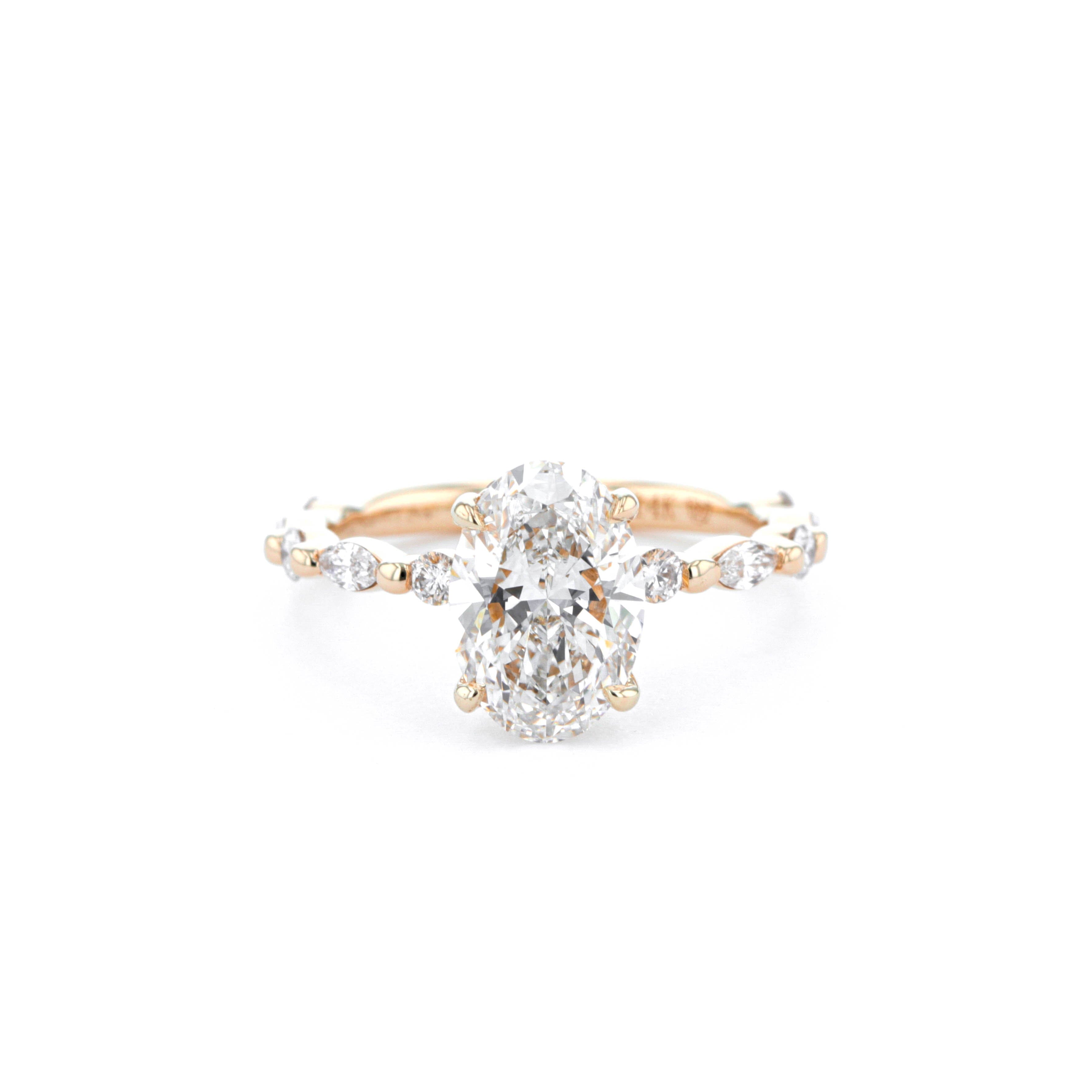 Rei Oval Engagement Rings Princess Bride Diamonds