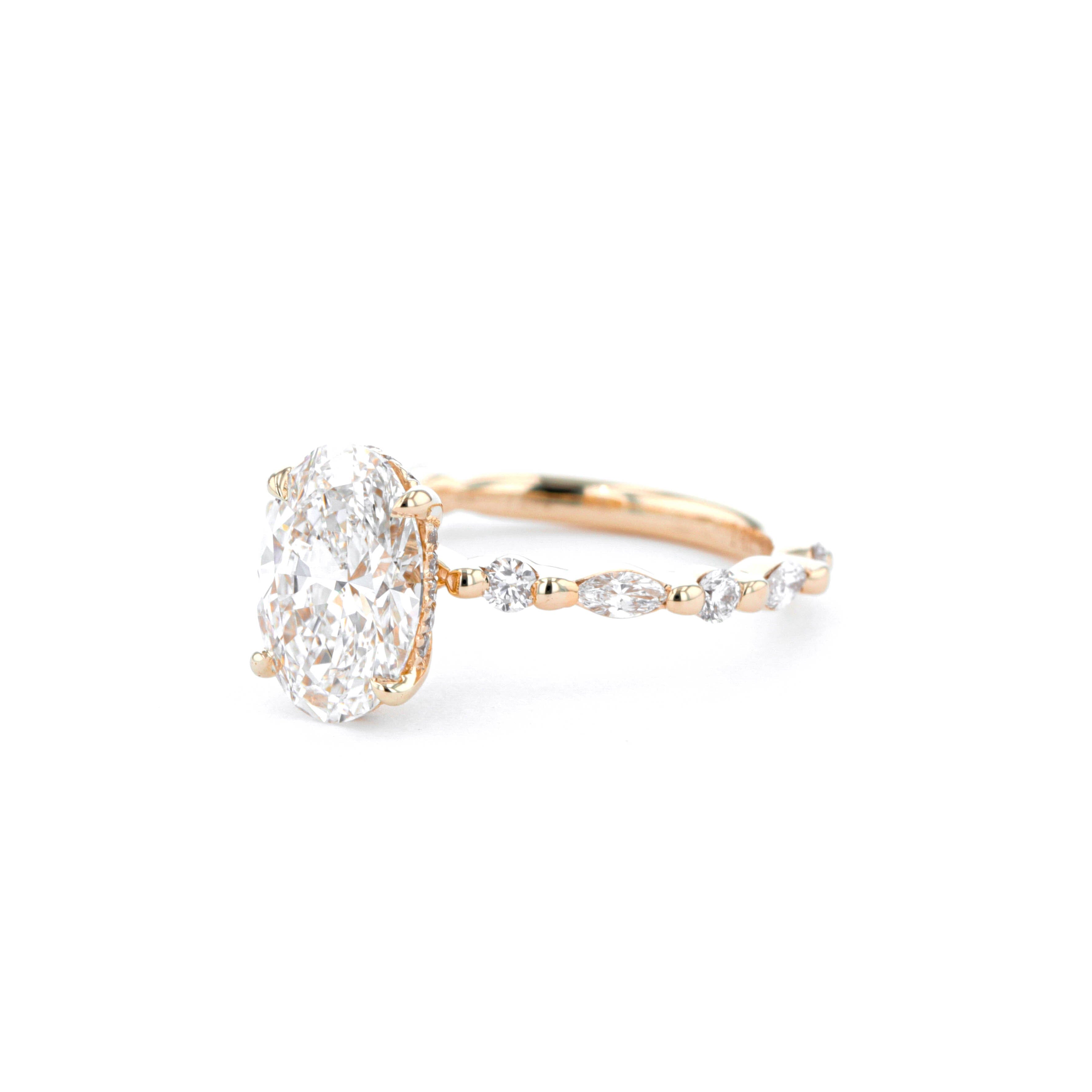 Rei Oval Engagement Rings Princess Bride Diamonds