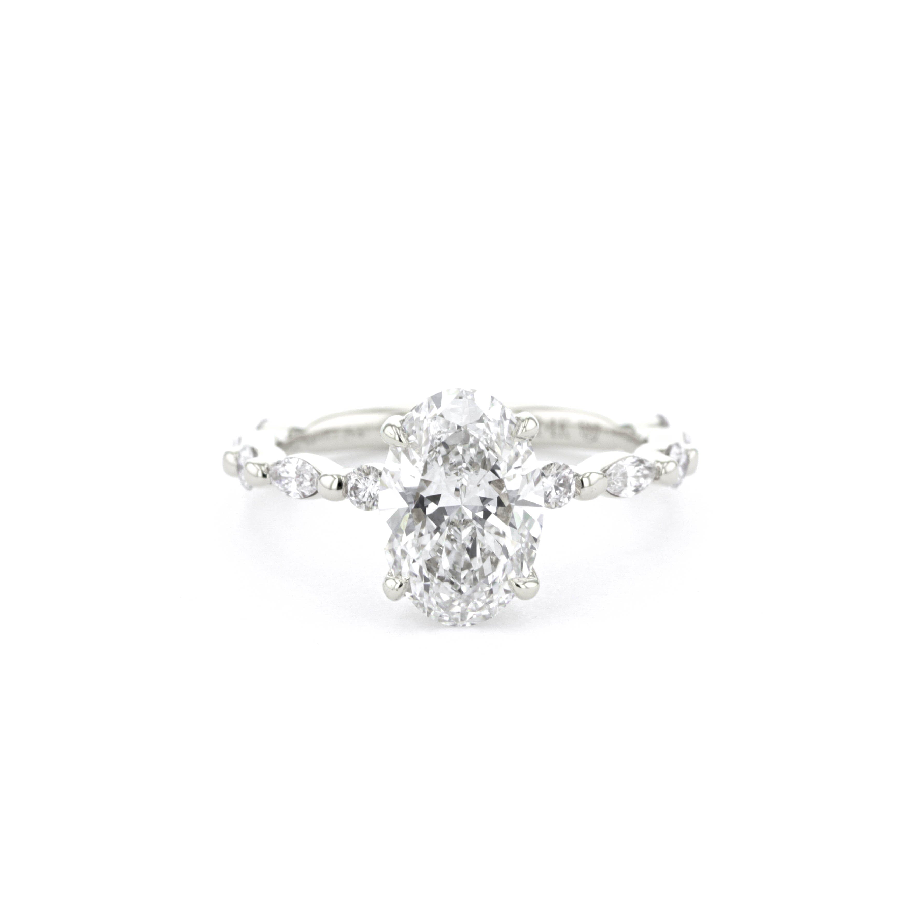 Rei Oval Engagement Rings Princess Bride Diamonds