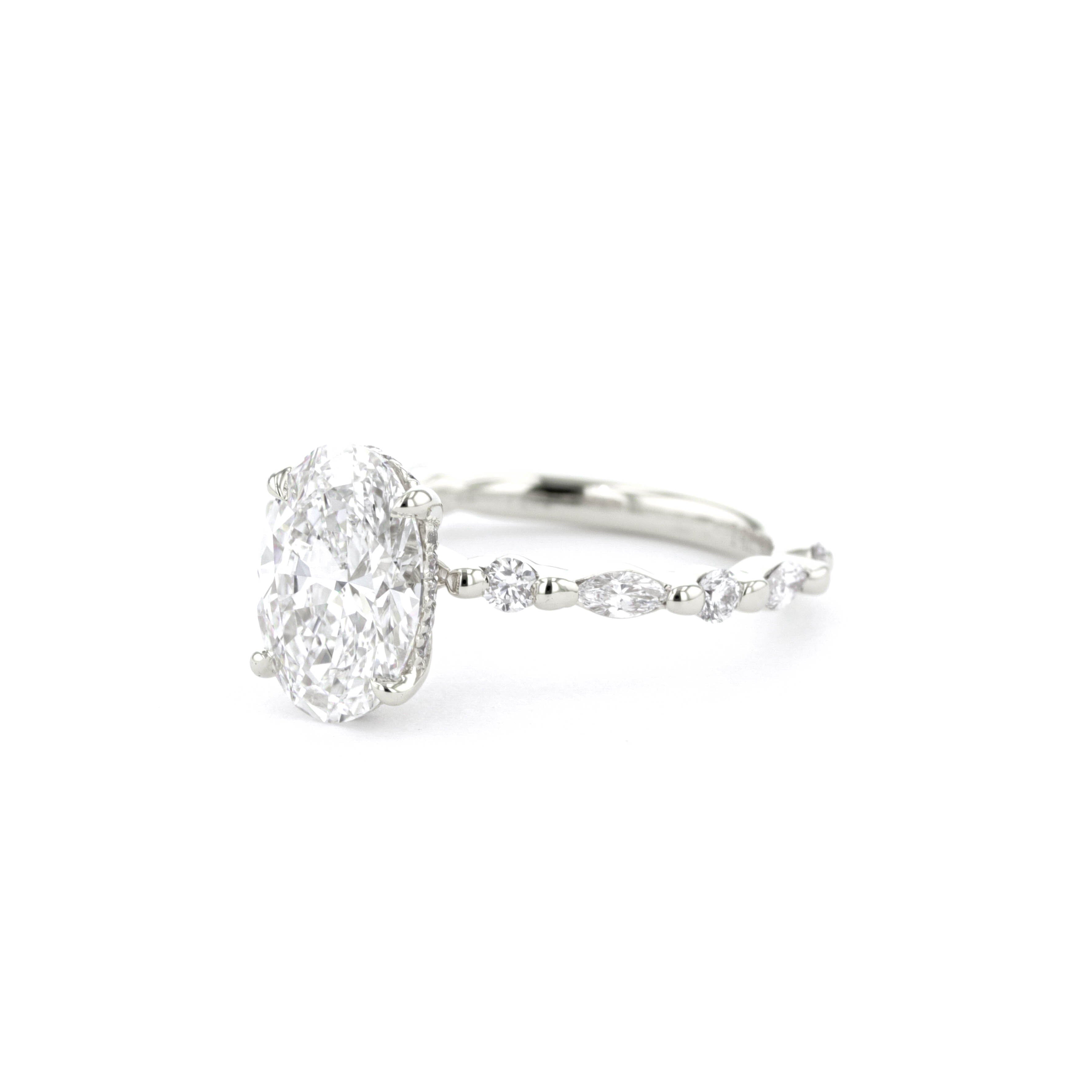Rei Oval Engagement Rings Princess Bride Diamonds