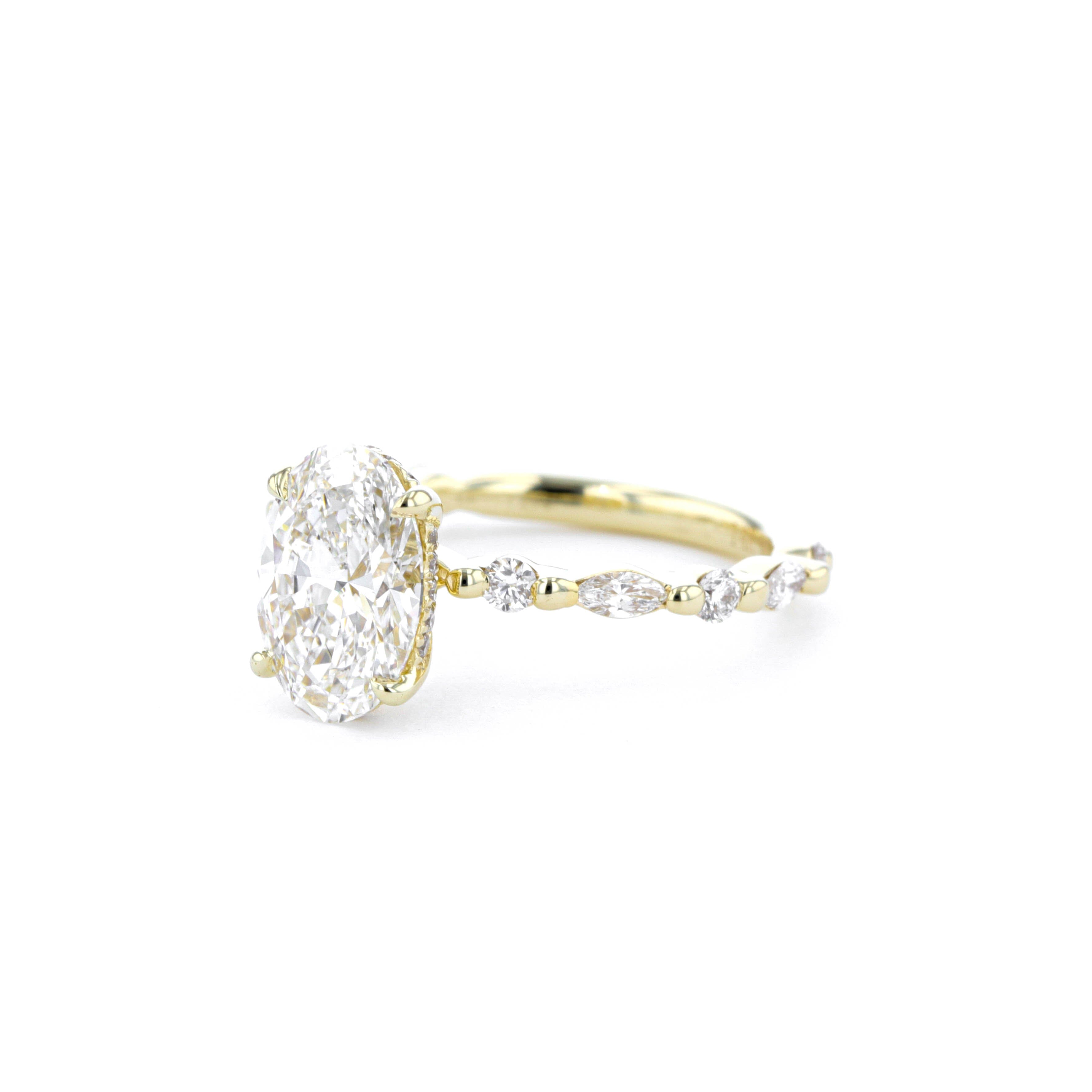 Rei Oval Engagement Rings Princess Bride Diamonds
