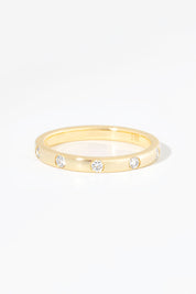 Round Diamond Inlay Band Rings Princess Bride Diamonds