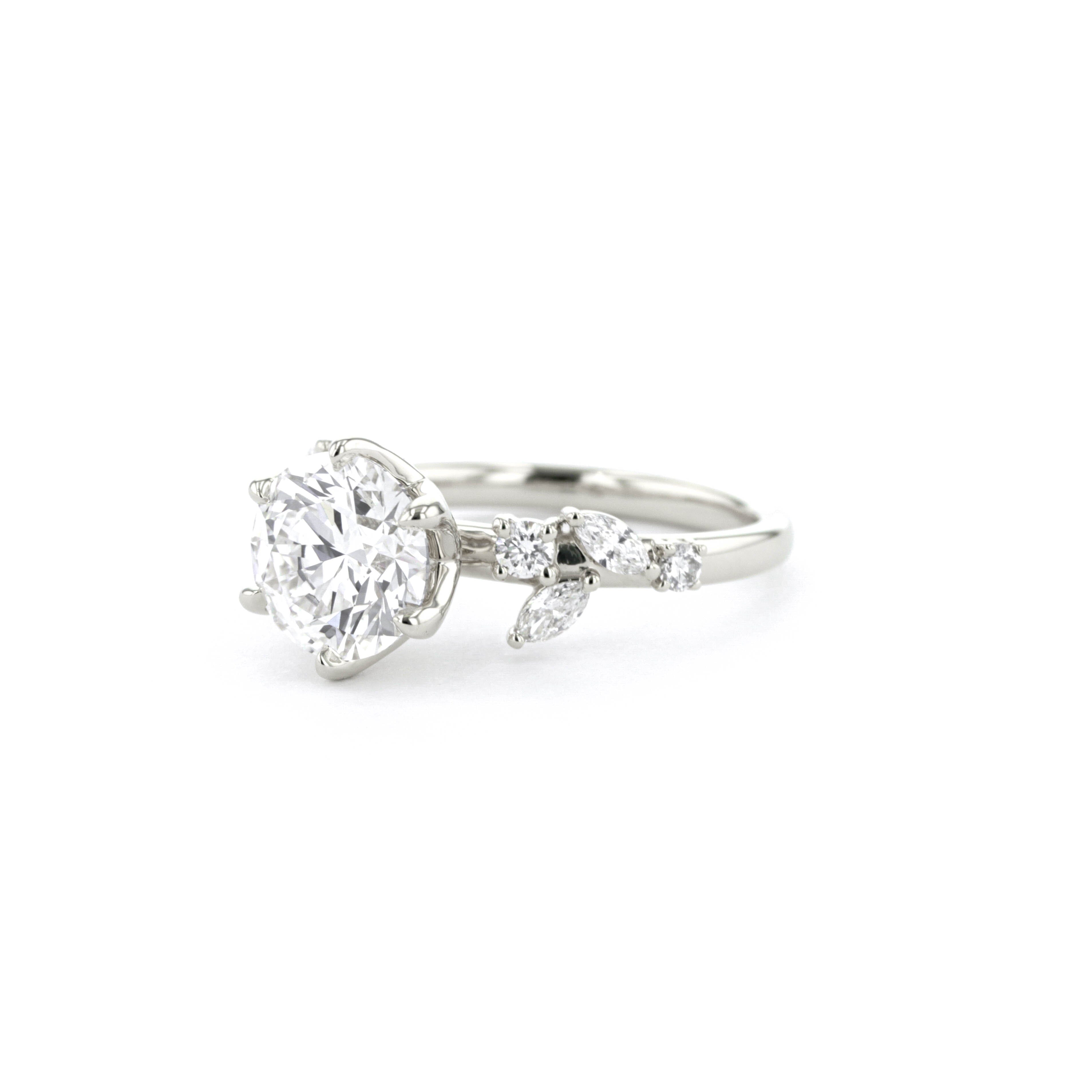 Sage Round Engagement Rings Princess Bride Diamonds