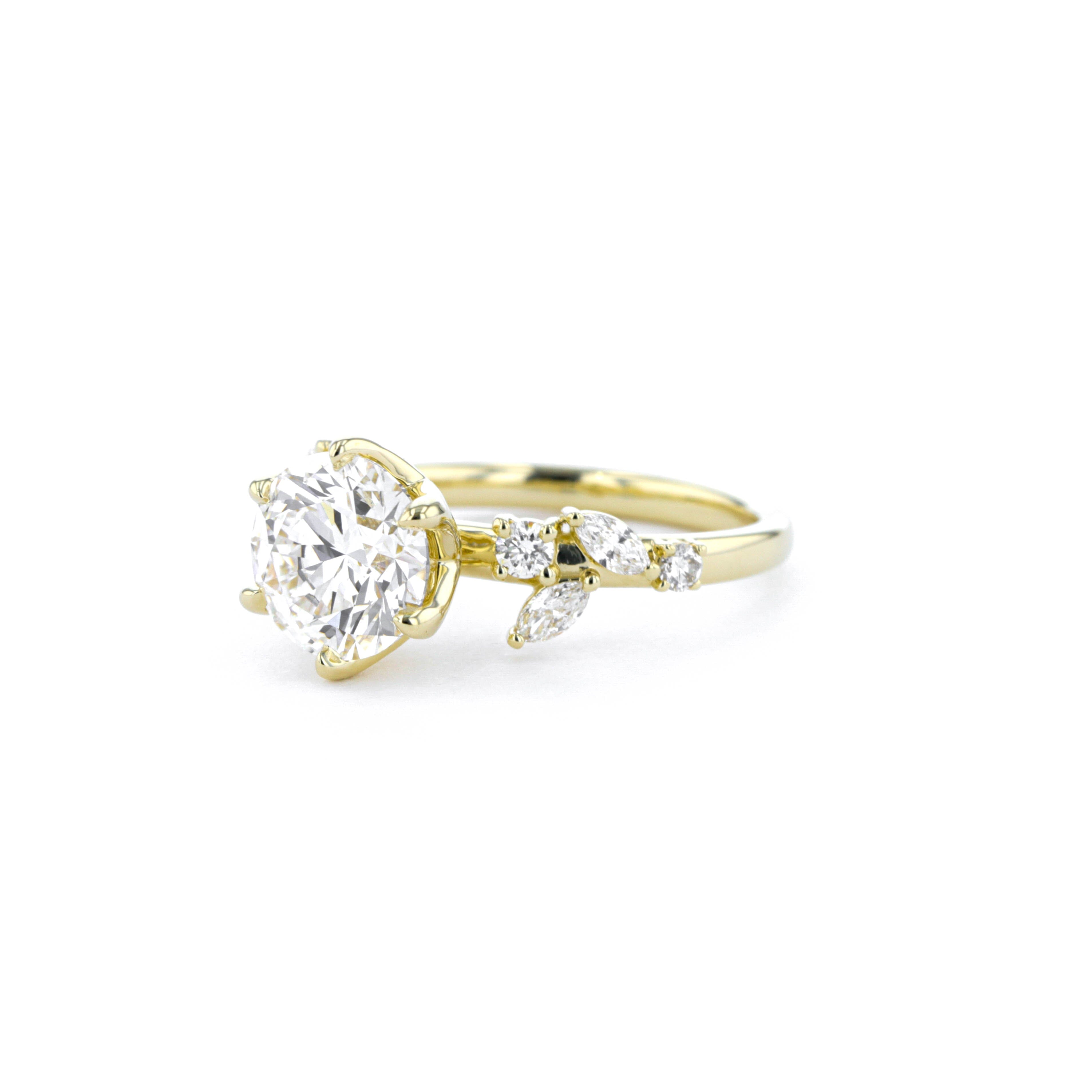 Sage Round Engagement Rings Princess Bride Diamonds