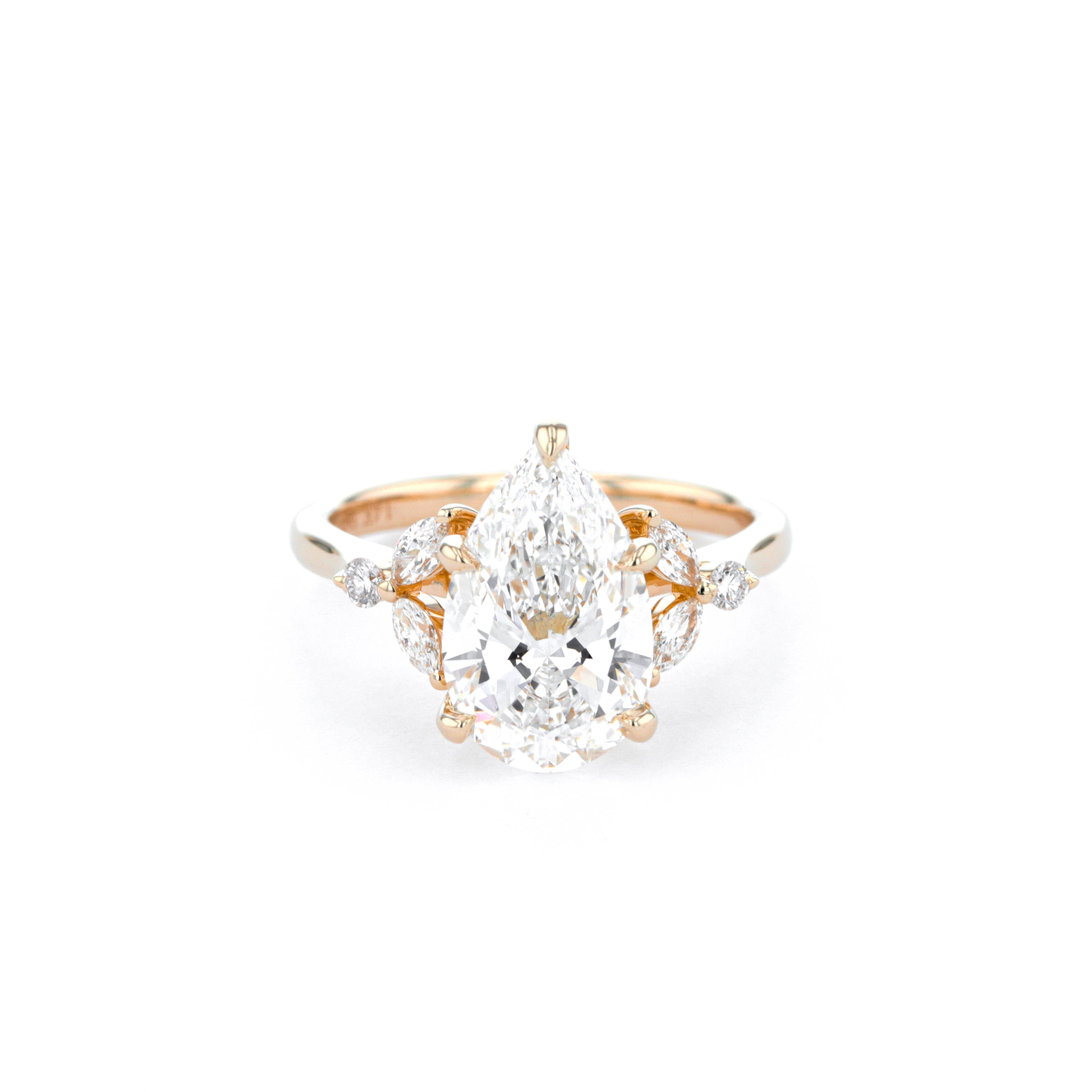 Sarah Pear Engagement Rings Princess Bride Diamonds