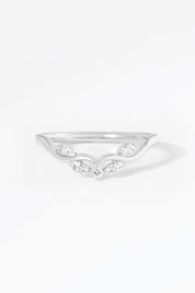 Sereia Wedding Band Rings Princess Bride Diamonds