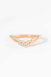 Sereia Wedding Band Rings Princess Bride Diamonds