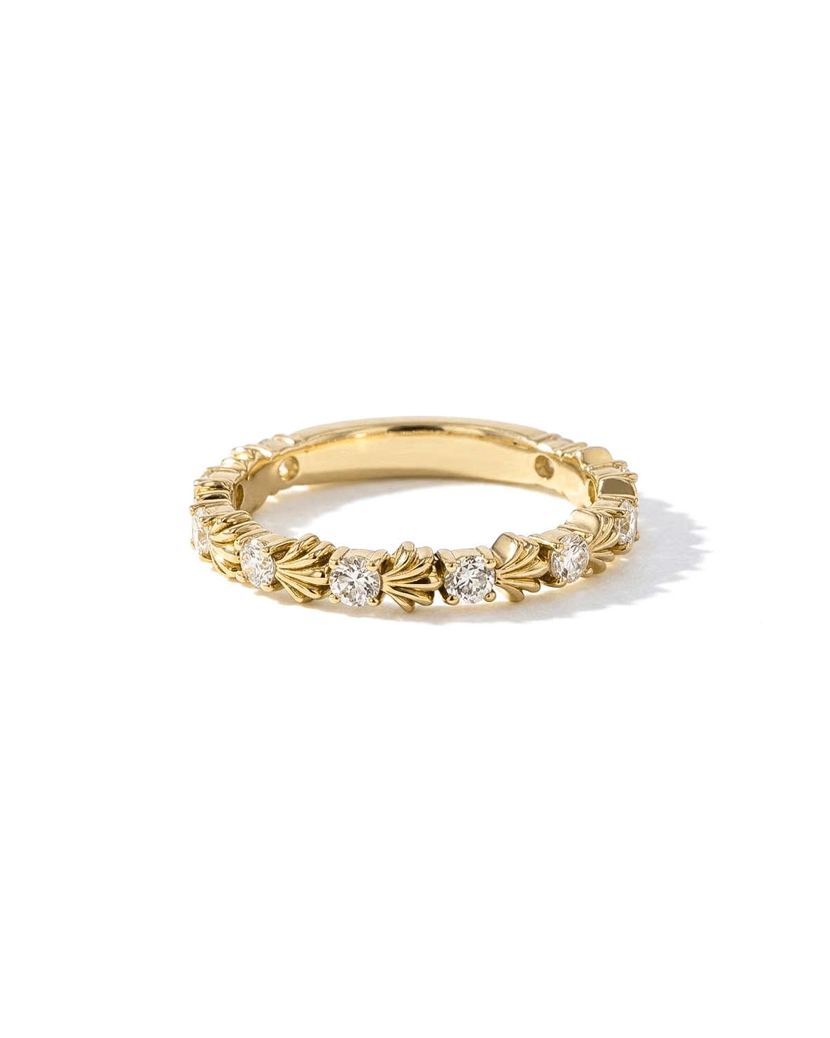 Shelly Seashell Diamond Band