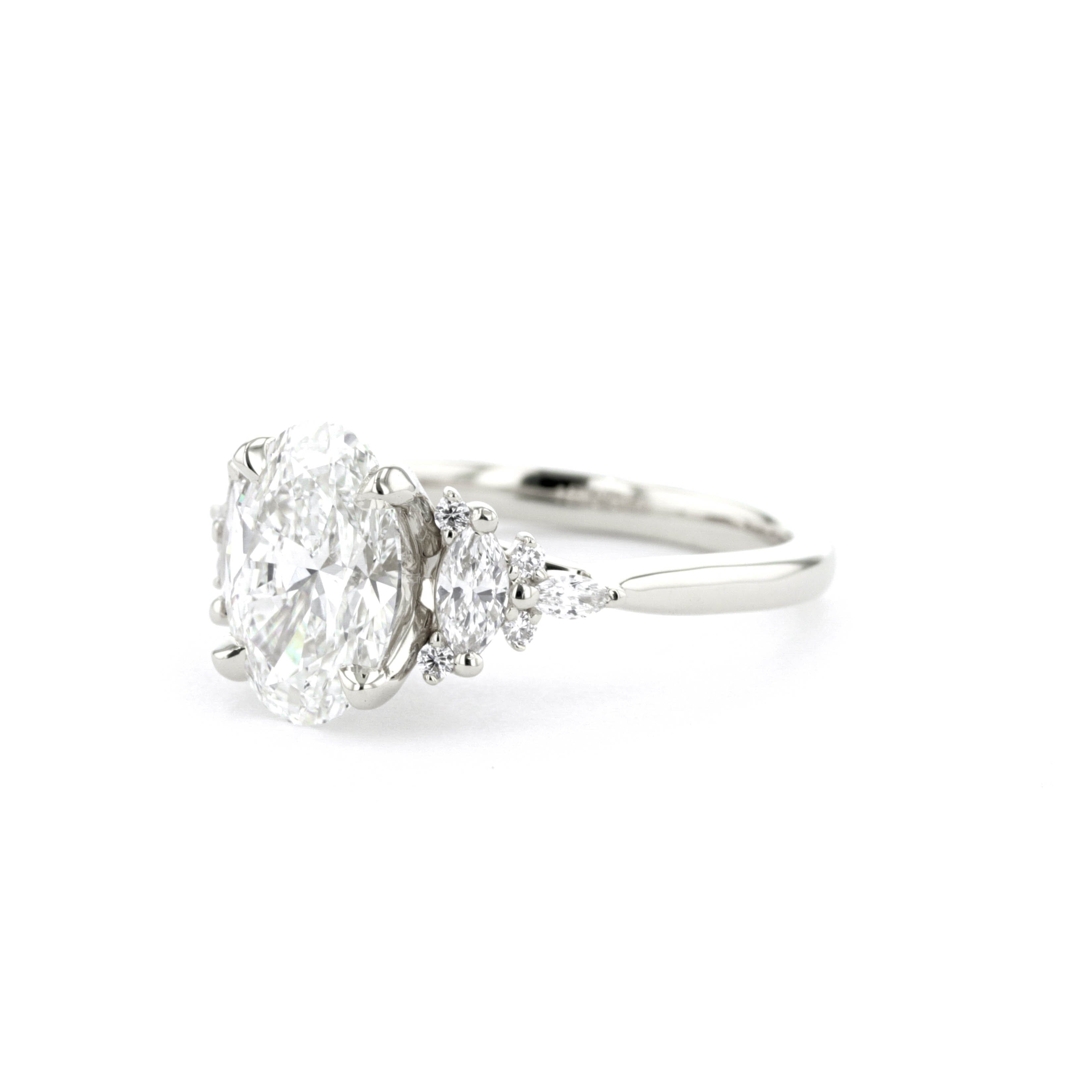 Sophia Oval Engagement Rings Princess Bride Diamonds