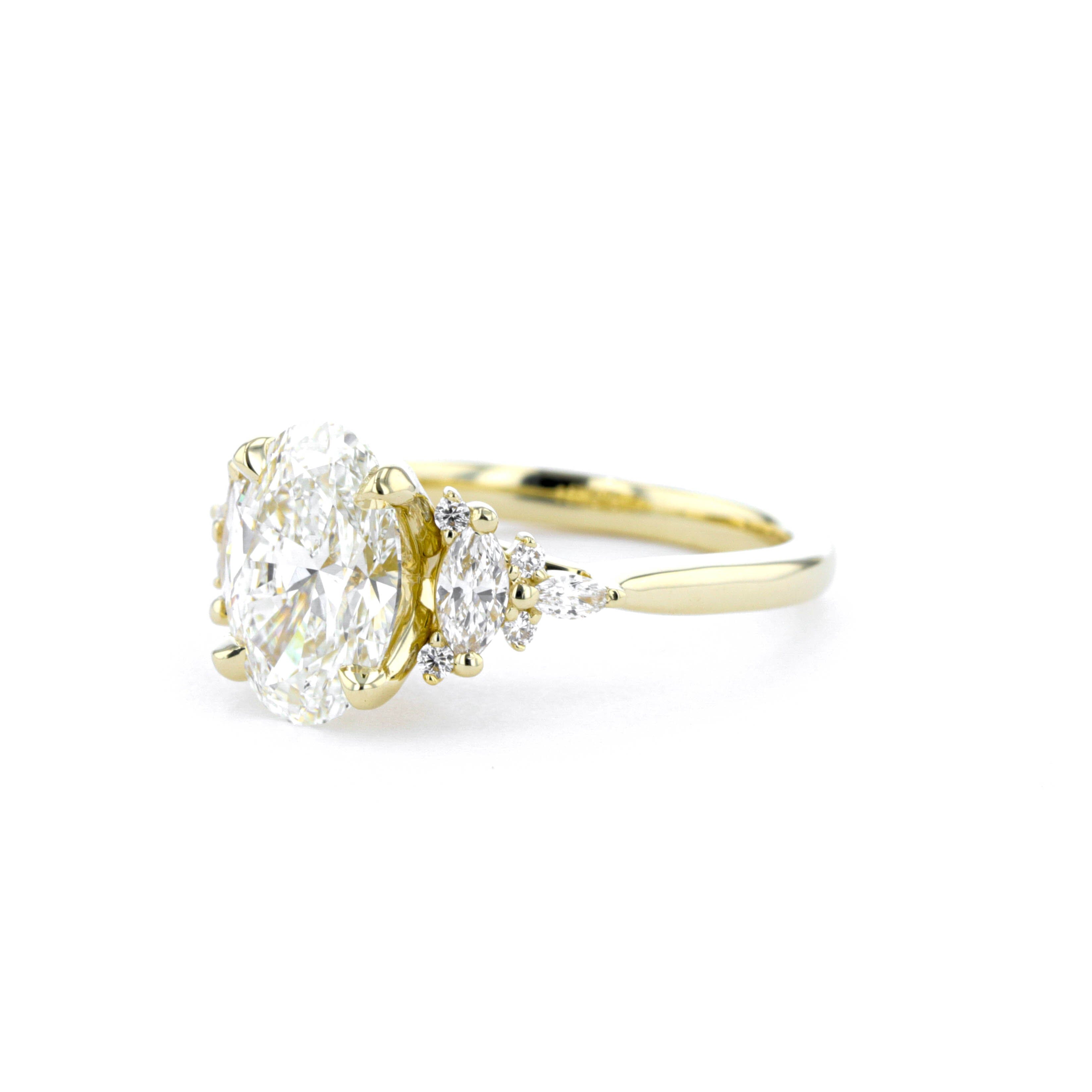 Sophia Oval Engagement Rings Princess Bride Diamonds