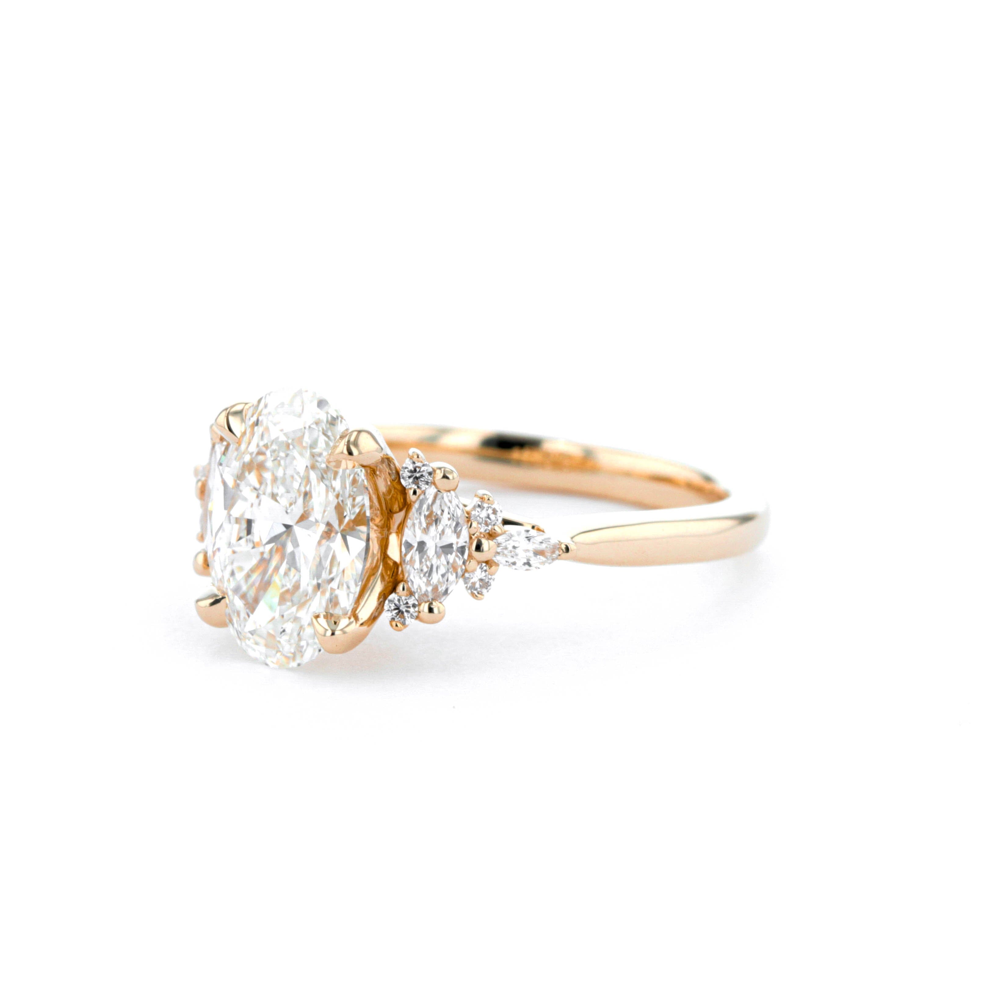 Sophia Oval Engagement Rings Princess Bride Diamonds
