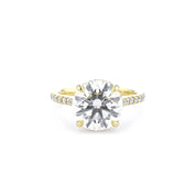 Stella Round Engagement Rings Princess Bride Diamonds