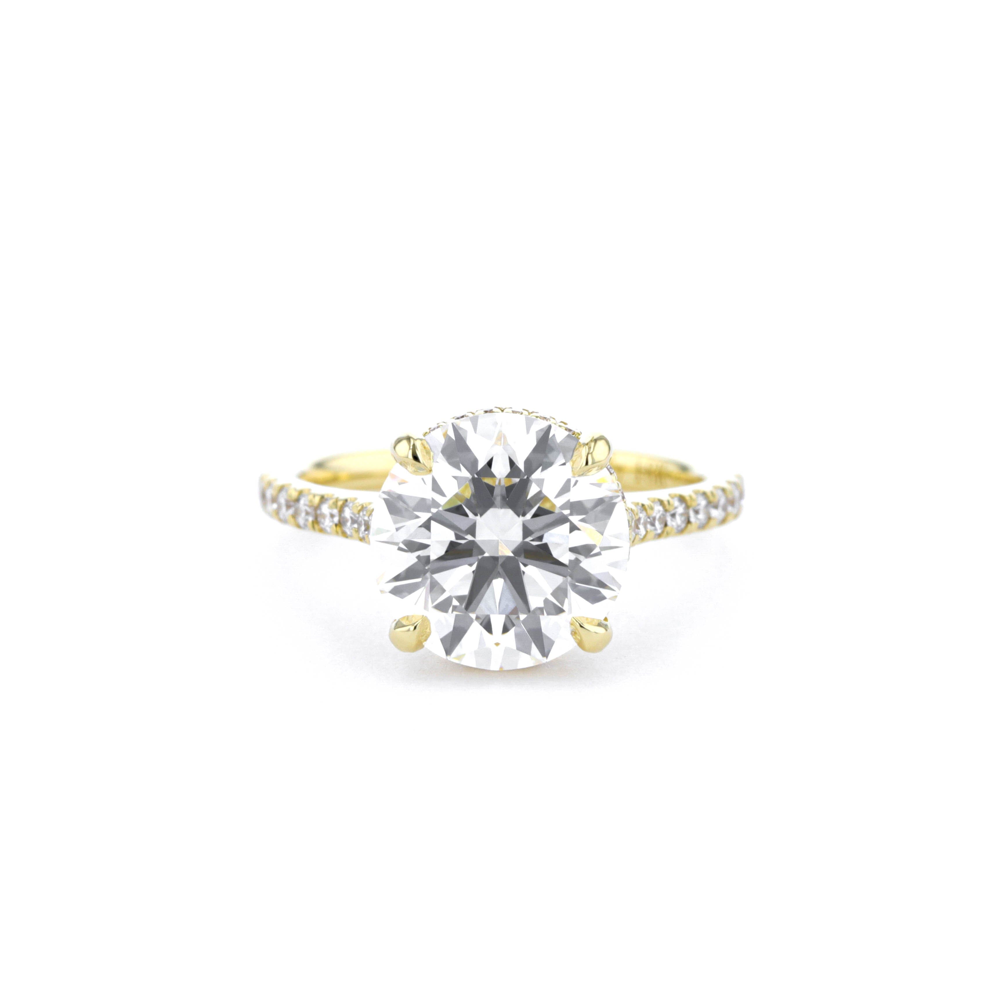 Stella Round Engagement Rings Princess Bride Diamonds