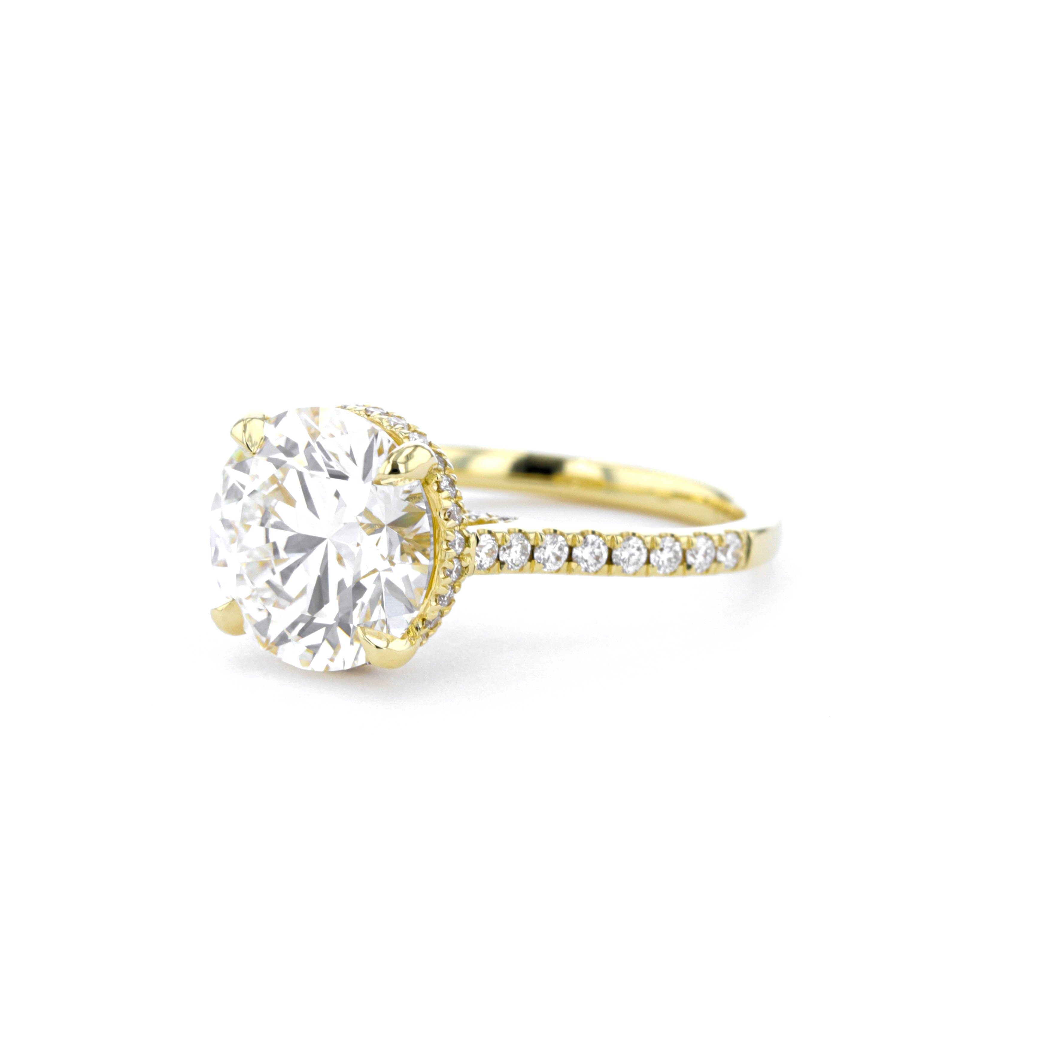 Stella Round Engagement Rings Princess Bride Diamonds