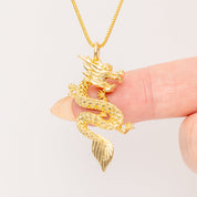 Year of the Dragon Pendant Necklaces Princess Bride Diamonds 