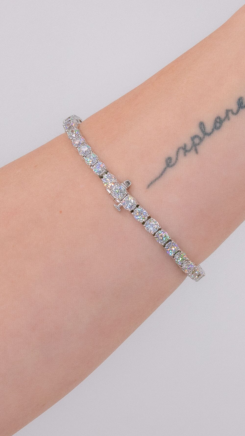 10.03ct F+ VS+ Lab Diamond Tennis Bracelet Bracelets Princess Bride Diamonds