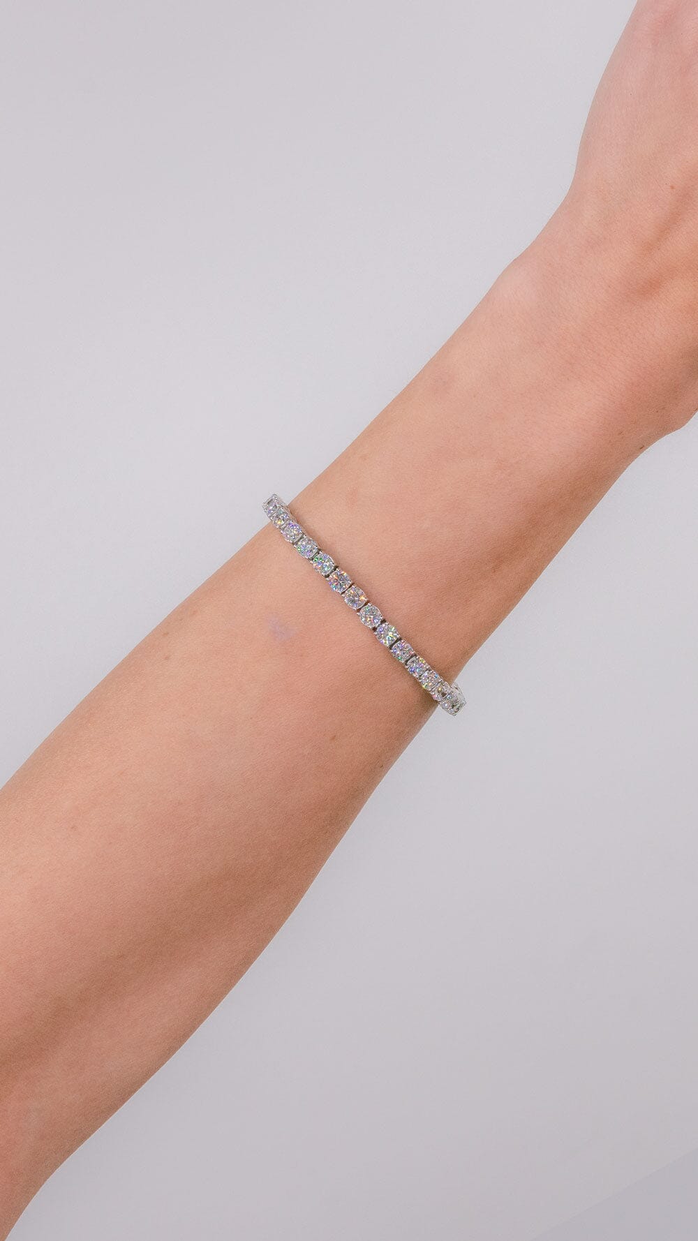 10.03ct F+ VS+ Lab Diamond Tennis Bracelet Bracelets Princess Bride Diamonds