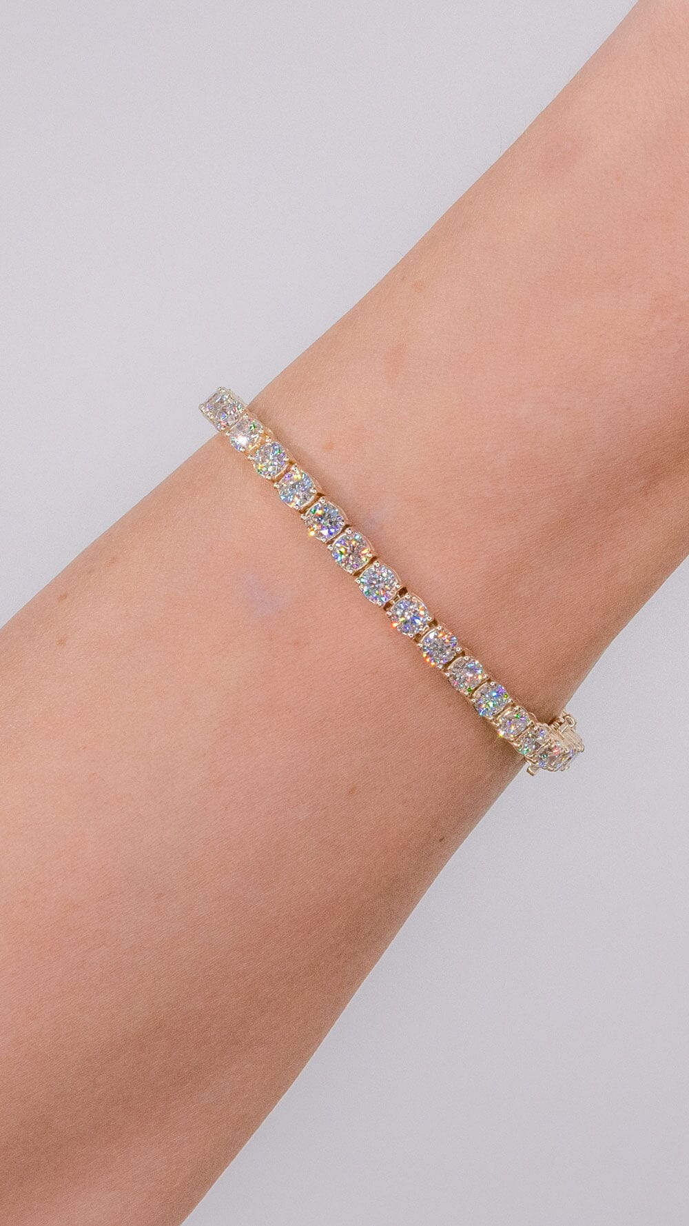 10.54ct F+ VS+ Lab Diamond Tennis Bracelet Bracelets Princess Bride Diamonds