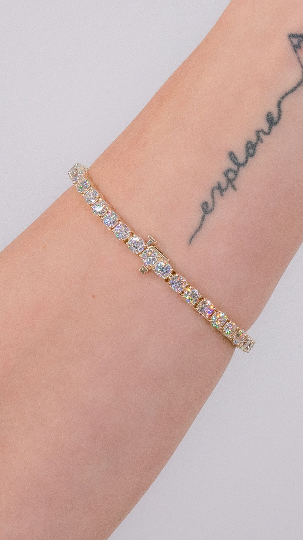 10.54ct F+ VS+ Lab Diamond Tennis Bracelet Bracelets Princess Bride Diamonds