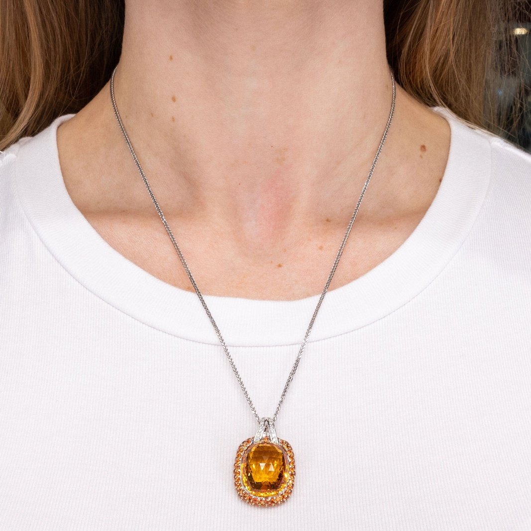 15.69ct Citrine Necklace Necklaces Princess Bride Diamonds