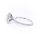 1.6mm Angela Round Engagement Rings Princess Bride Diamonds