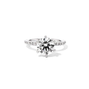 1.6mm Juliette Round Engagement Rings Princess Bride Diamonds
