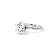 1.6mm Juliette Round Engagement Rings Princess Bride Diamonds