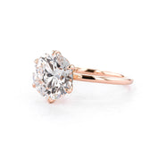 1.6mm Juliette Round High Polish Engagement Rings Princess Bride Diamonds
